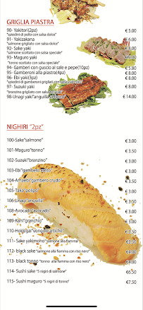 Sushi à emporter Ciao Sakura - Rosticceria e Ristorantino Cinese à Padua (le menu)