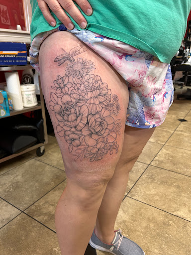 Explore tattoo ideas for hips, creative tattoo ideas in Katy, available at Artistic Impressions Tattoo Studio