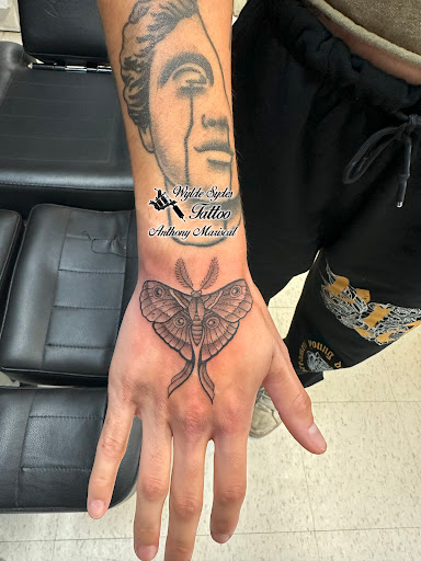 Explore maple leaf tattoo ideas, creative tattoo ideas in San Diego, available at Wylde Sydes Tattoo & Body Piercing