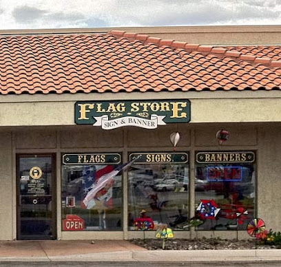 Flag Store Sign & Banner