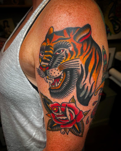 Explore calming tattoo ideas, creative tattoo ideas in Johnson City, available at Gold Cross Tattoo Co.