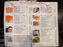 Restaurant japonais régional Mister Sushi à Antony (la carte)