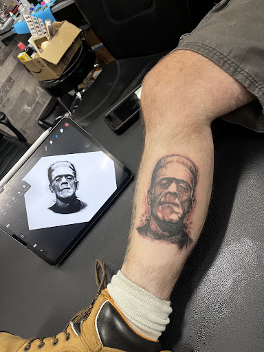 Explore snoopy and woodstock tattoo ideas, creative tattoo ideas in Kittery, available at New Image Tattoo