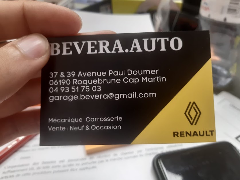 GARAGE BEVERA AUTO - Renault à Roquebrune-Cap-Martin (Alpes-Maritimes 06)