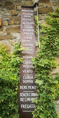 Menu / carte de L'Antica Osteria dei Mercanti à Ferriere