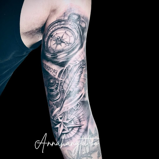 Explore patchwork tattoo ideas female, creative tattoo ideas in Garden Grove, available at Anna Hang Tattoo
