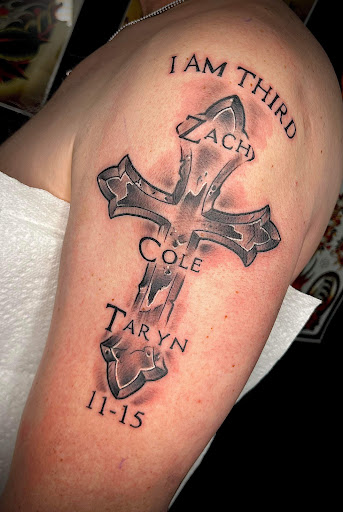 Explore journey weight loss tattoo ideas, creative tattoo ideas in Cadillac, available at Limitless Ink Tattoo Studio