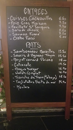 menu du restaurants Le Bako à Dunkerque