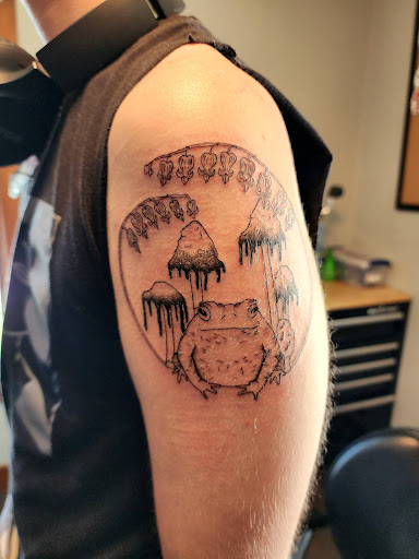 Explore tattoo ideas for women shoulder, creative tattoo ideas in Warrensburg, available at Altered Visions Tattoo Studio