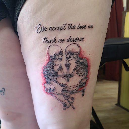 Explore tattoo ideas for mothers with sons, creative tattoo ideas in Seymour, available at Popseys Electric Tattooing Co.