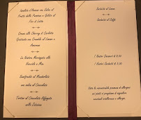 Menu du Hostaria a Le Bele à Valdagno