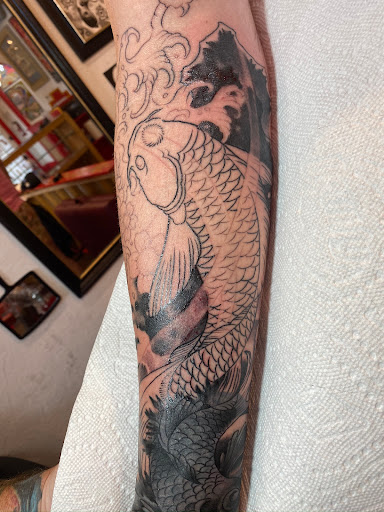 Explore groin tattoo ideas, creative tattoo ideas in Taos, available at Andersons Tattoo Parlor