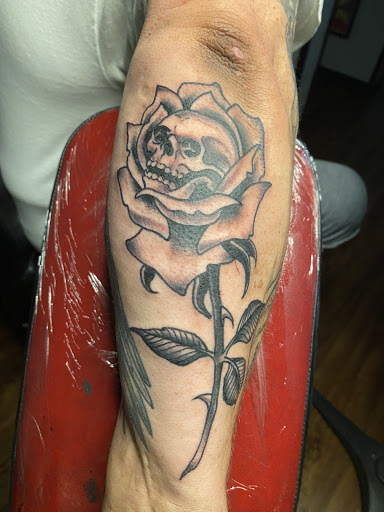 Explore st michael the archangel tattoos ideas, creative tattoo ideas in Brunswick, available at Leftys Tattoo