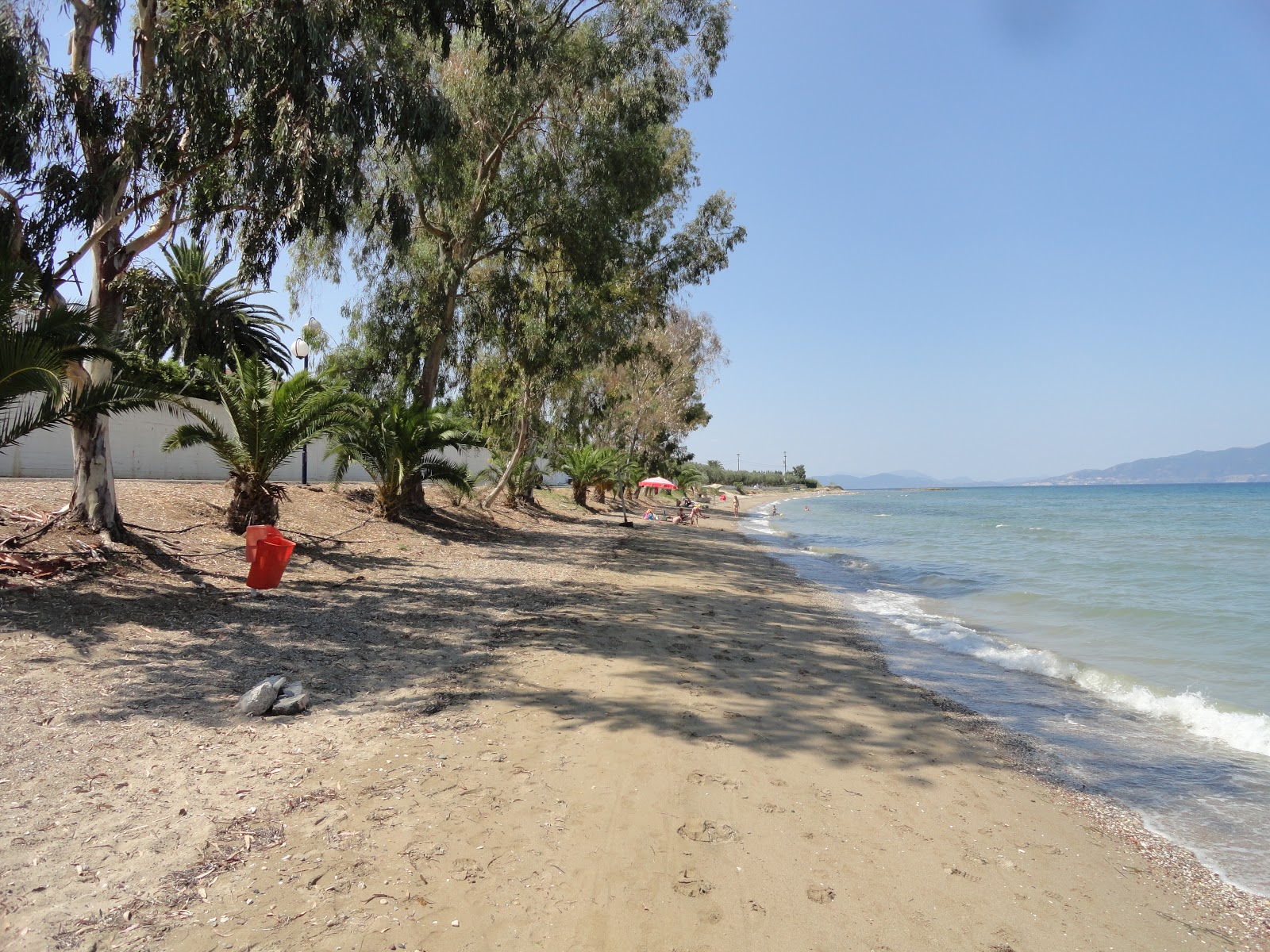 Φωτογραφία του Kalamia Arkitsa beach με επίπεδο καθαριότητας πολύ καθαρό