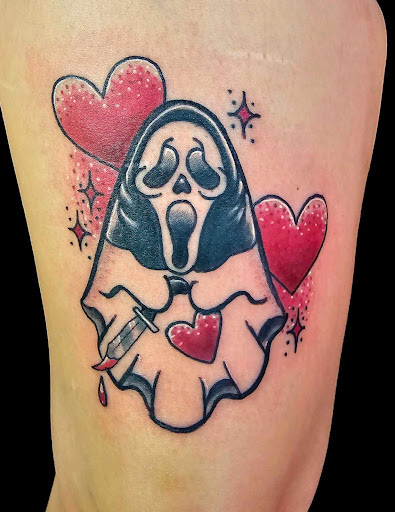 Explore tattoo background ideas, creative tattoo ideas in Redding, available at Dominant Ink