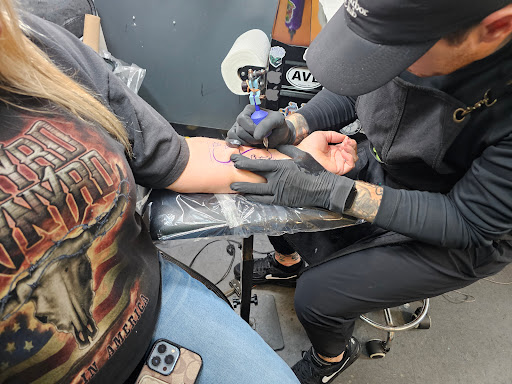 Explore correctional officer tattoo ideas, creative tattoo ideas in Milledgeville, available at Pair-O-Dice