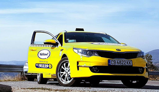 Yellow taxi Sofia