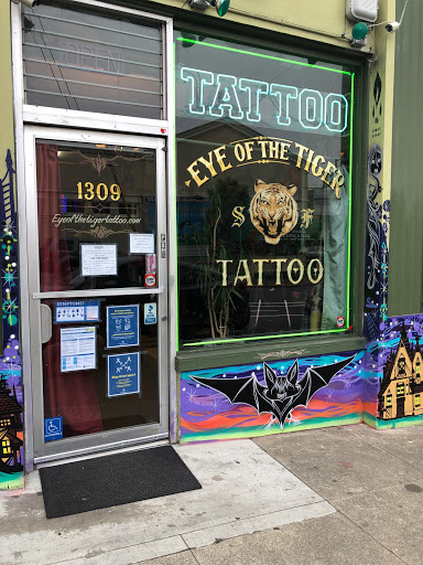 Tattoo Shop «Eye of the Tiger Tattoo», reviews and photos, 1309 20th Ave, San Francisco, CA 94122, USA