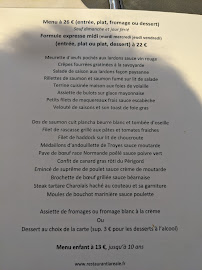 Restaurant La Réale à Chalon-sur-Saône (la carte)