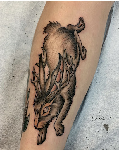 Explore men's dark tattoo ideas, creative tattoo ideas in El Paso, available at American Tattoo Society of Ft Bliss