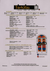 Menu du Tertúlia Bistro à Aveiro