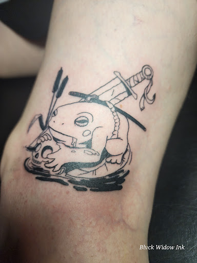 Explore back flower tattoo ideas, creative tattoo ideas in Puyallup, available at Blvck Widow Ink