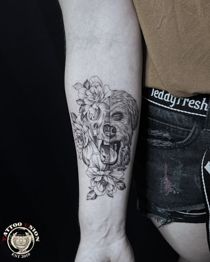 Explore calf tattoo ideas for females, creative tattoo ideas in Chicago, available at TATTOO UNION CHICAGO