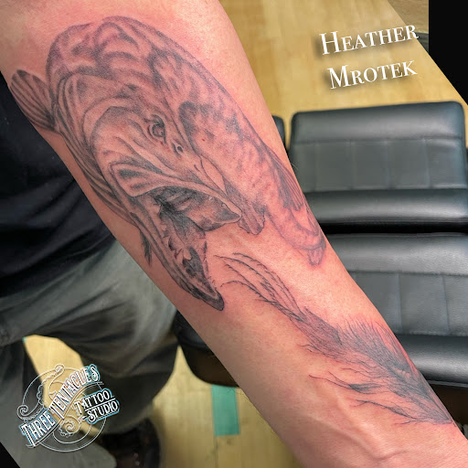 Explore skull tattoo ideas for guys, creative tattoo ideas in Hayward, available at Three Tentacles Tattoo Studio