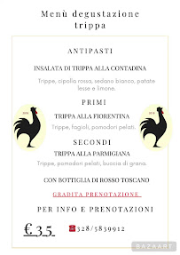 Menu / carte de Osteria del GALLO NERO à Nogaredo
