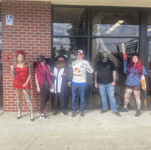 Explore brain tumor tattoo ideas, creative tattoo ideas in Roseville, available at Fallen Angel Tattoo