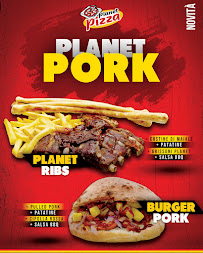 Menu du Planet Pizza à Alessandria