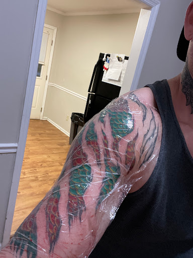 Explore sewing tattoo ideas, creative tattoo ideas in Chattanooga, available at American Ink