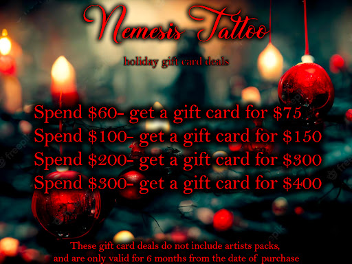 Explore tattoo ideas hearts name, creative tattoo ideas in Charleston, available at Nemesis Tattoo and Art Gallery