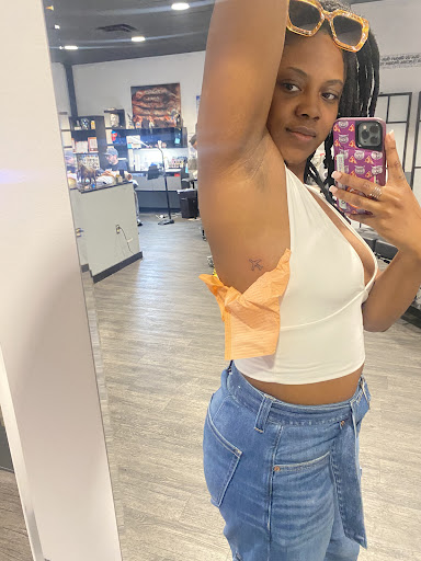 Explore lebron tattoo ideas, creative tattoo ideas in Atlanta, available at Black Cloud Tattoo and Piercing