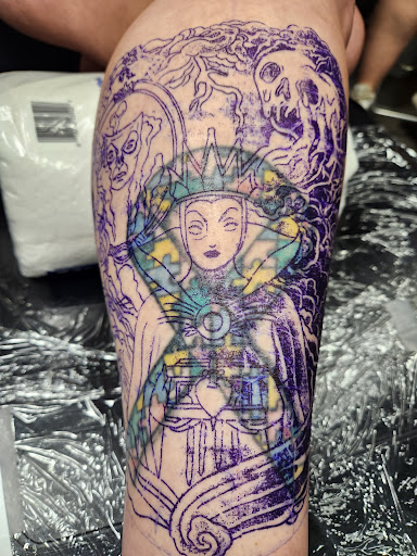 Explore feminine arm tattoo ideas, creative tattoo ideas in Pittsfield, available at Detail and Color Tattoo