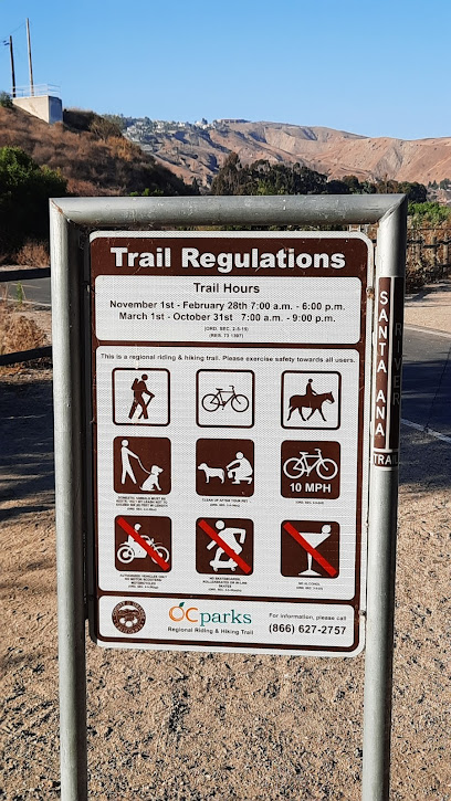 Santa Ana River Trail- mile marker twenty-three