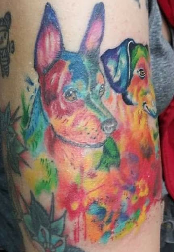 Find animal neck tattoo ideas for your next unique tattoo in Mckinney at Borrowed Time Fine Art Gallery Tattoo Shop