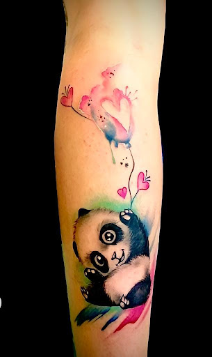 Explore paper airplane tattoo ideas, creative tattoo ideas in Puyallup, available at JoelRiosTattoos LLC