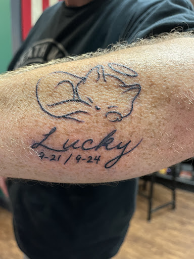 Explore lip tattoos ideas, creative tattoo ideas in Pikeville, available at The Carbon Canary Tattoo Studio