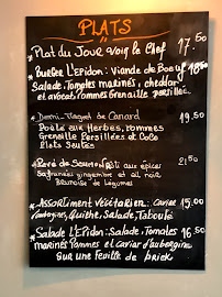 Menu du L'Épidon - Restaurant français à Paris