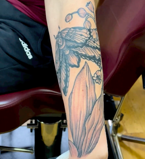 Explore food tattoo ideas, creative tattoo ideas in Milwaukee, available at Mike Davenport Tattoo