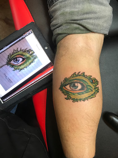 Explore half sleeve tattoo ideas, creative tattoo ideas in New Orleans, available at Orleans Ink