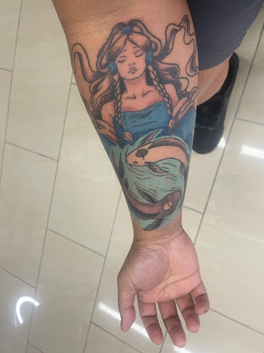 Explore nurse tattoo sleeve ideas, creative tattoo ideas in Atlanta, available at Black Owl Tattoos