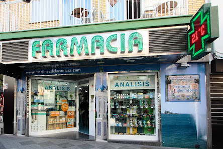 Farmacia Jorge Martínez De La Cámara Alameda del Alcalde Pedro Zaragoza Orts, 1, 03501 Benidorm, Alicante, España