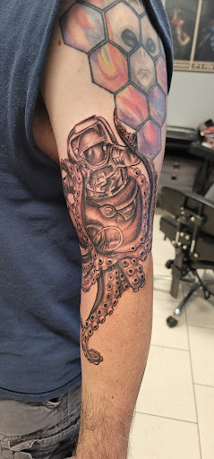 Explore tattoo sleeve drawing ideas, creative tattoo ideas in Ocoee, available at Slaughterized Ink Tattoo and Piercing Studio