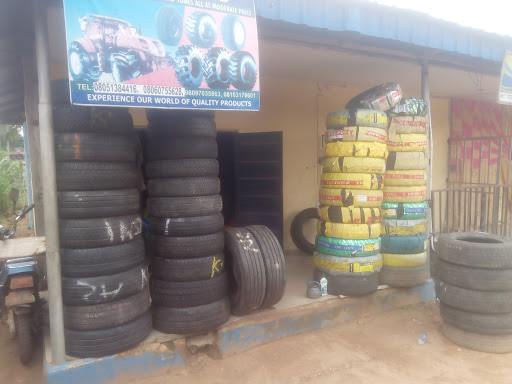 HadjiKorex Nig. Enterprises, 1 Bagudu street, Marryland Junction, Okitipupa, Nigeria, Tire Shop, state Osun