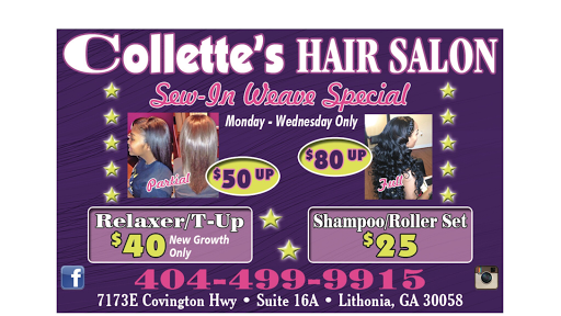 Hair Salon «Collettes Hair Salon», reviews and photos, 4869 Covington Hwy H, Decatur, GA 30035, USA