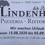 Photo n°1 de l'avis de stewell. fait le 05/08/2018 à 17:07 sur le  Pizzeria Lindenhof Da Angela à Gemmingen