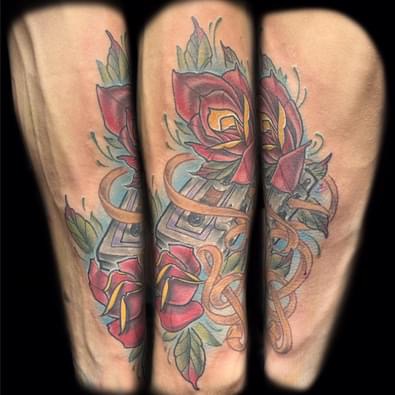 Explore hand tattoo ideas for females, creative tattoo ideas in Peckville, available at Silver Fox Tattoos
