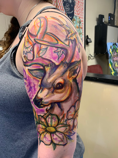 Explore angel devil tattoo ideas, creative tattoo ideas in Augusta, available at Mr. Tattoo